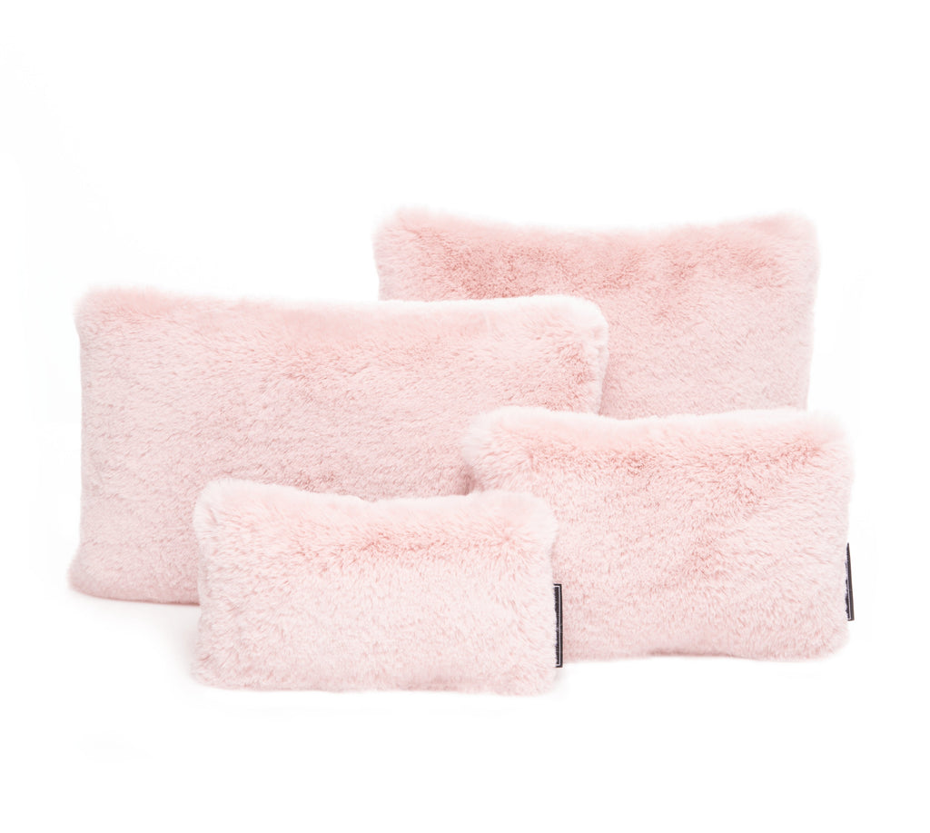 Faux Fur Set of Four Soft Pink Bagpads - Bagpad